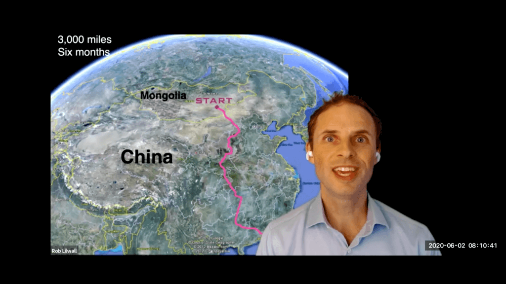 Presenting with a dynamic green screen