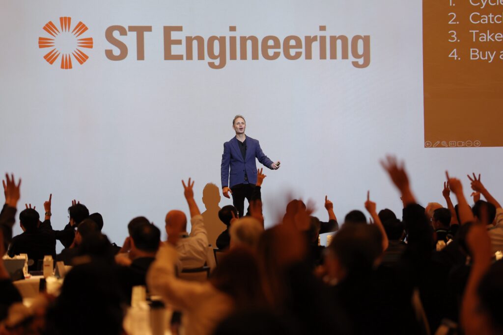 Rob Lilwall delivers keynote speech at ST Engineering International Business Conference in Singapore Rob Lilwall was the motivational speaker at ST Engineering International Business Conference in Singapore